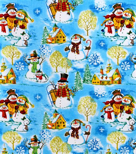 snowman christmas snowman family black metallic fabric|snowman fabric for quilting.